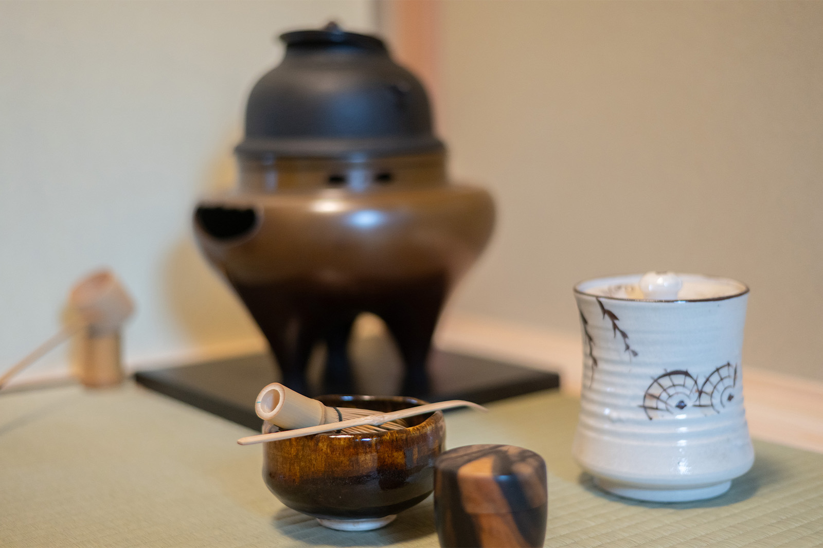 Stone Mortar & Tea Ceremony